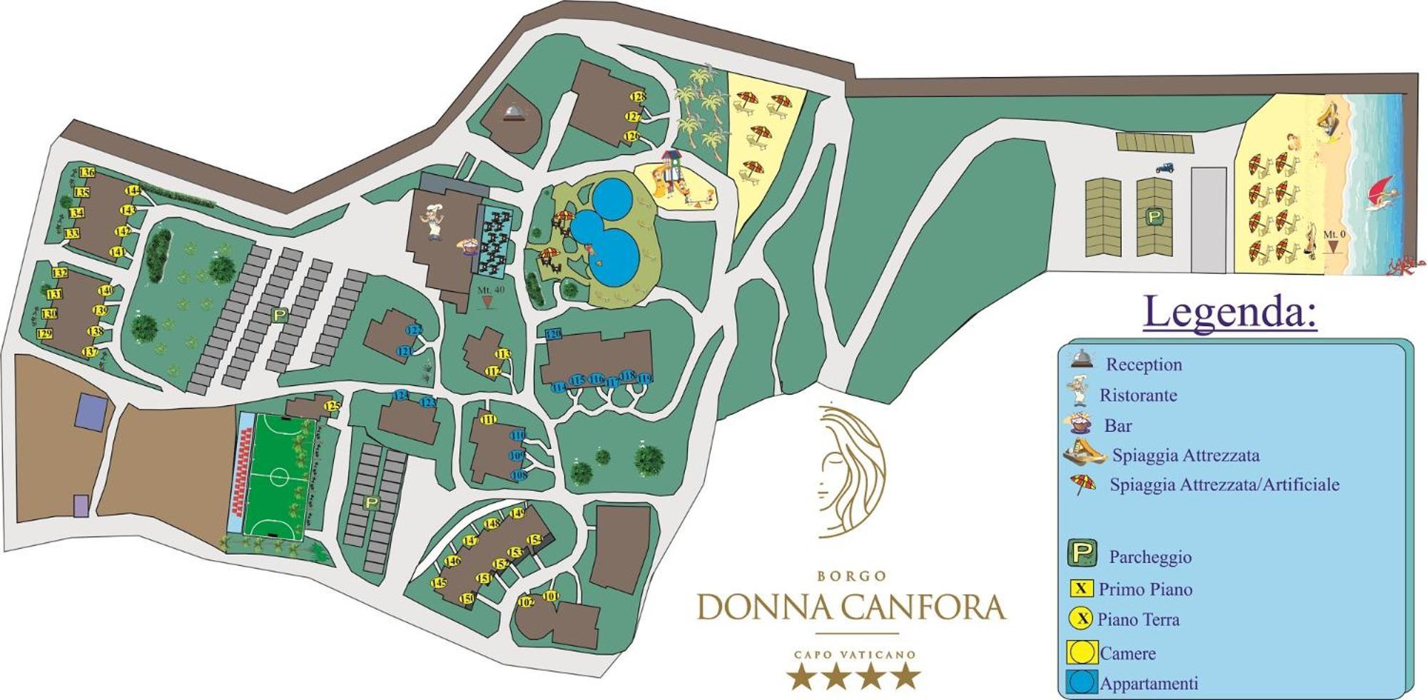 Borgo Donna Canfora Capo Vaticano Exterior foto